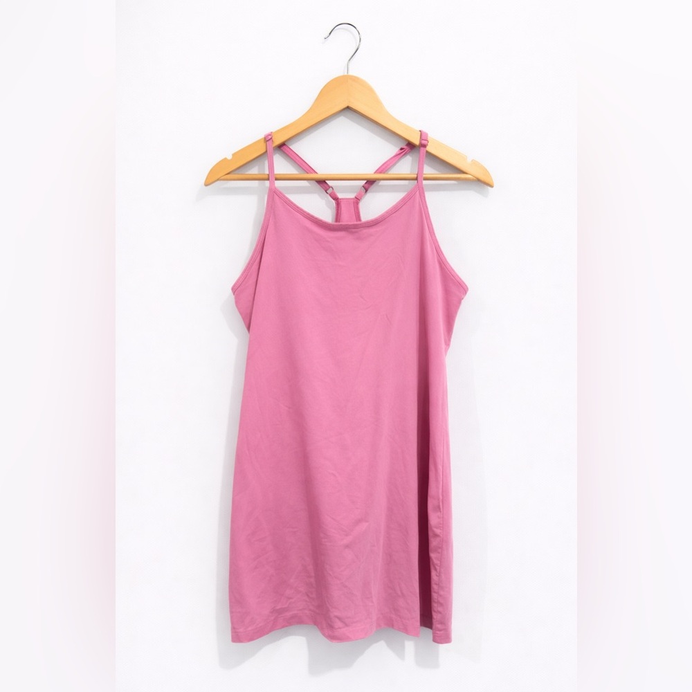 All In Motion Pink Athletic Dress Women’s Large Racerback Athleisure Active